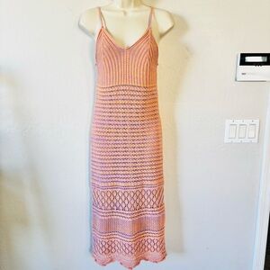 Elegant Pink Maxi Dress